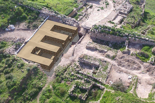 Компьютеризированное изображение городских ворот Лахиша