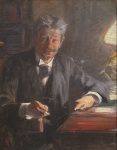 374px-P_S_Krøyer_1900_-_Georg_Brandes_-_Skitse_til_maleri