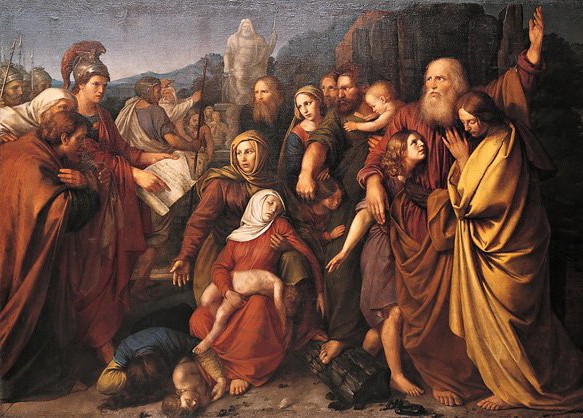 Эта картина Войцеха Статтлера, в 1844 году изобразившего Маккавеев, хранится в Краковском художественном музее
