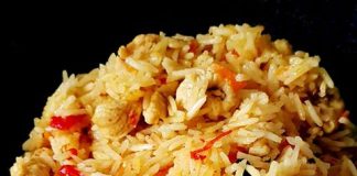 Рис с мясом и овощами "а-ля плов"