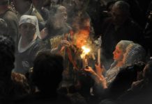 Благодатный огонь неблагодатного времени