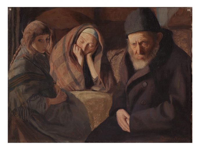 מאוריצי-מניקובסקי-משפחת-פליטים-יהודים-1915-Custom-Large