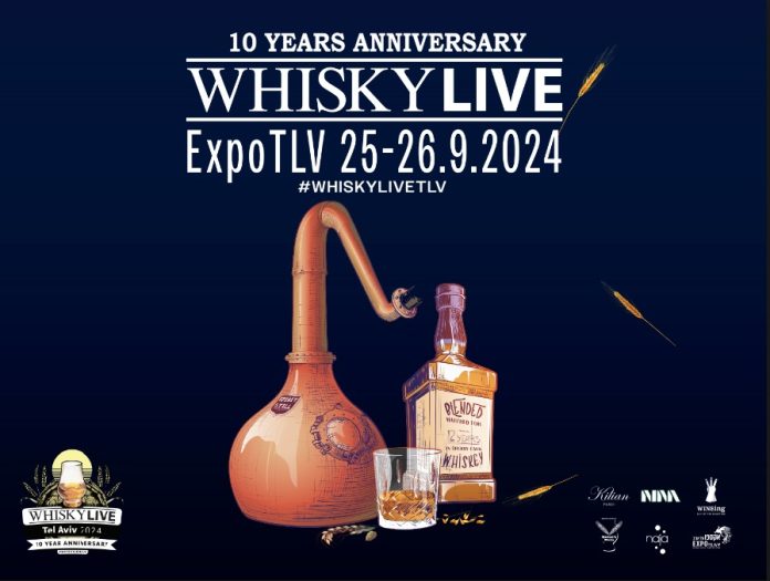 Whisky Live TLV 2024 -poster