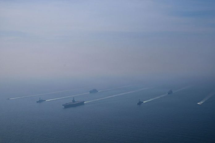 Abraham Lincoln Carrier Strike Group Conducts Photo Exercise