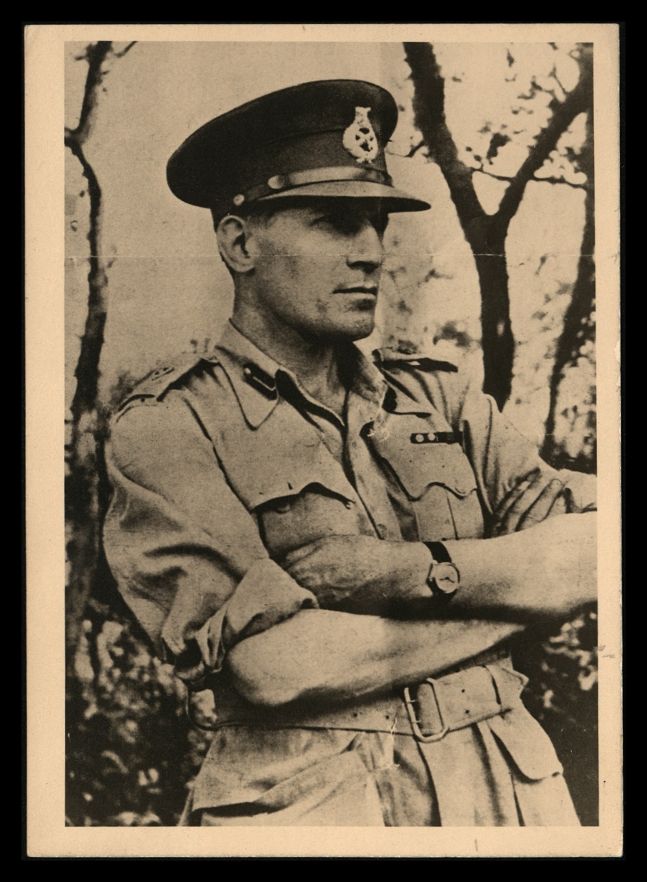 1944 Orde Wingate last photo before death in Burma
